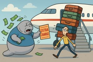 airline gewichtsbasiertes pricing-konzept art