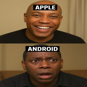 android apple meme