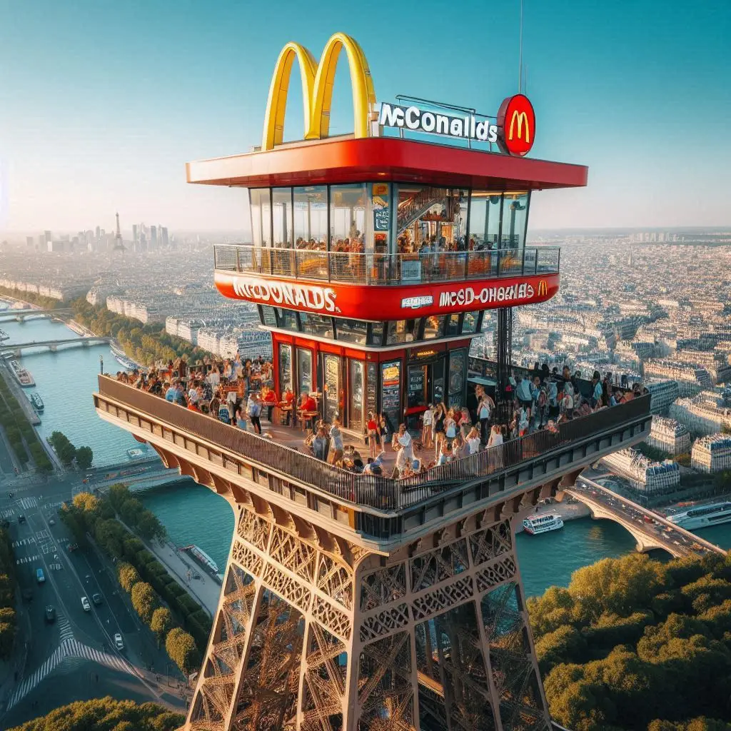 megges aufm eiffeltower