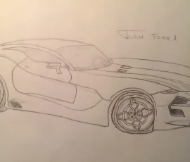 fisker force 1 auto zeichnung fisker force 1 auto zeichnung